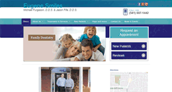 Desktop Screenshot of eugenesmiles.com